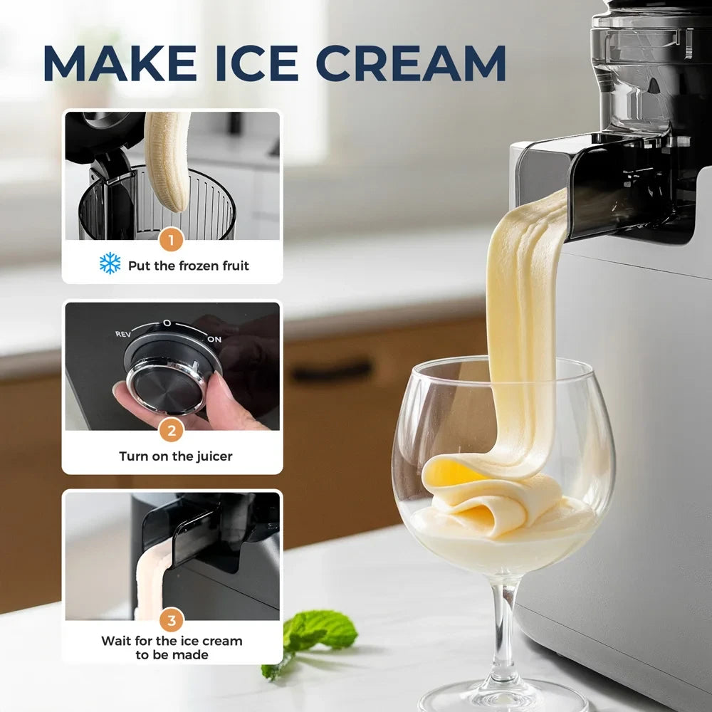ROUNY Cold Press Slow Juicer