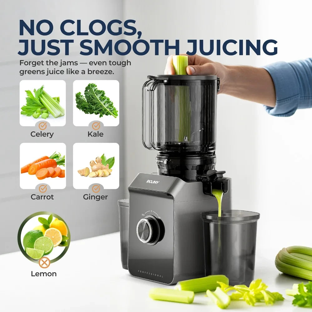 ROUNY Cold Press Slow Juicer