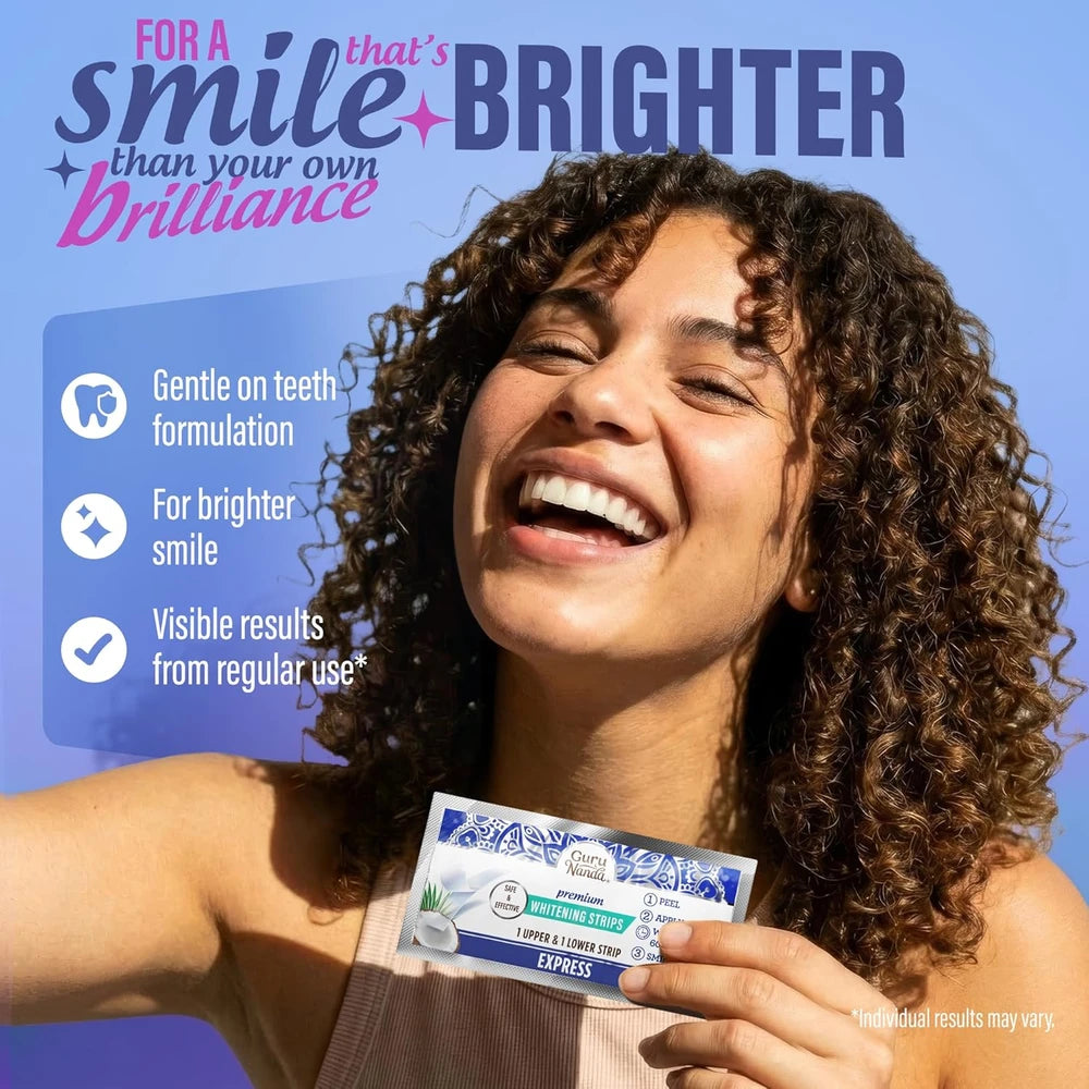 GuruNanda Teeth Whitening Strips