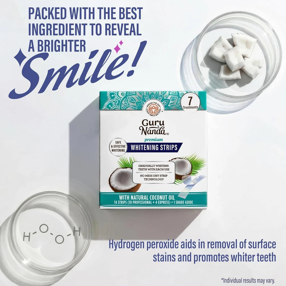 GuruNanda Teeth Whitening Strips