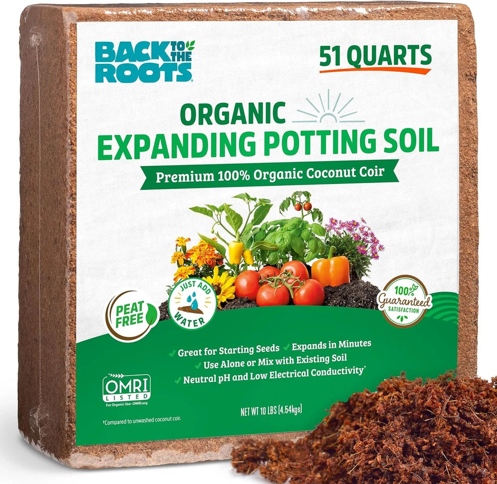 Organic Coconut Coir Expanding Soil