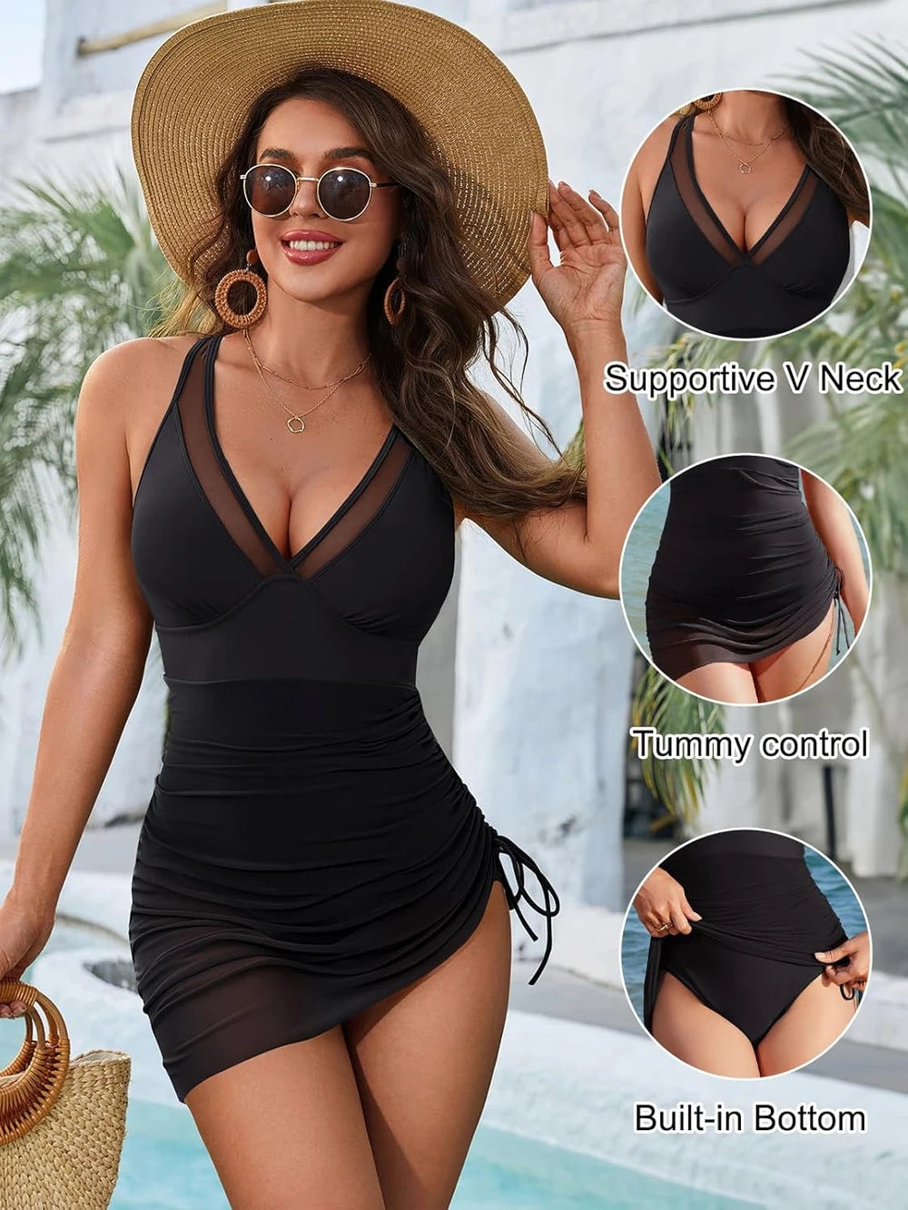 Tummy Control Swimdress